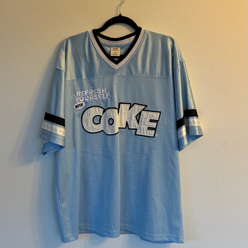 PacSun Light Blue Coke Jersey